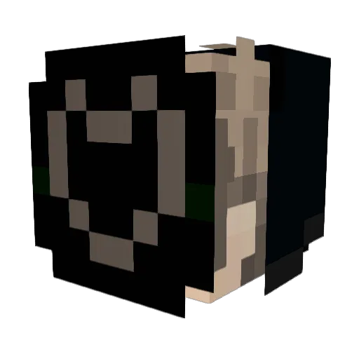 saritoxs Minecraft avatar head, 3D render