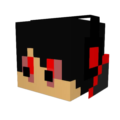 sarjankash Minecraft avatar head, 3D render