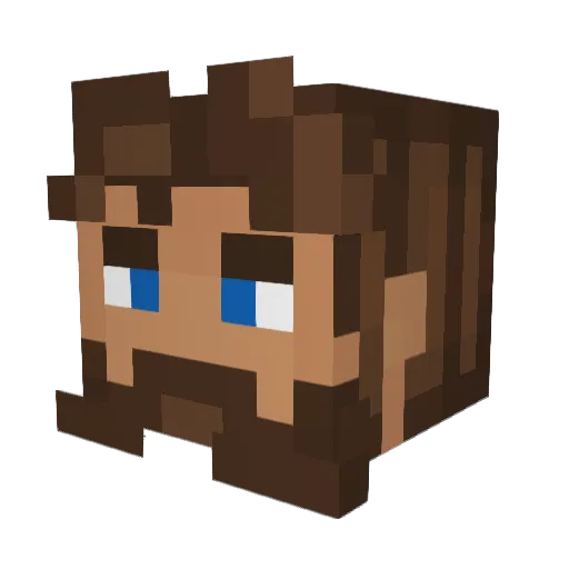 sarkasm_6672 Minecraft avatar head, 3D render