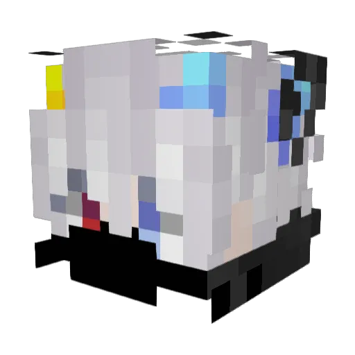 saro_sharon Minecraft avatar head, 3D render