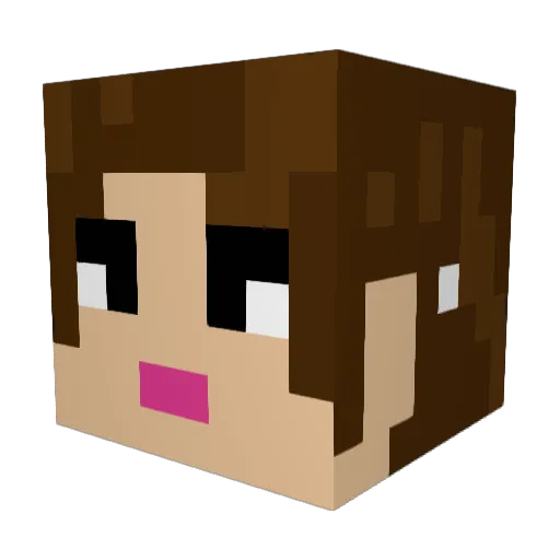 sarogg Minecraft avatar head, 3D render