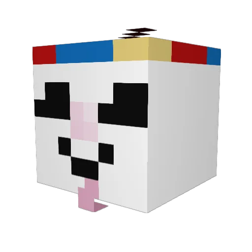 saronhh Minecraft avatar head, 3D render
