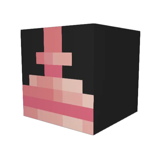 saronsammy Minecraft avatar head, 3D render