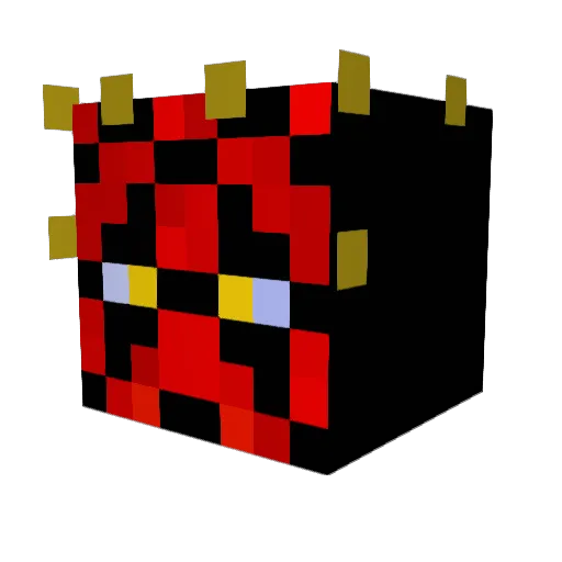 sarosy7 Minecraft avatar head, 3D render