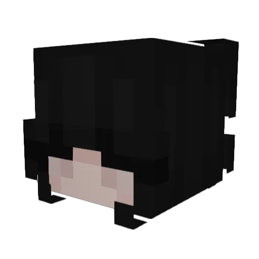 sarrah Minecraft avatar head, 3D render