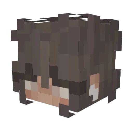 sarsx Minecraft avatar head, 3D render