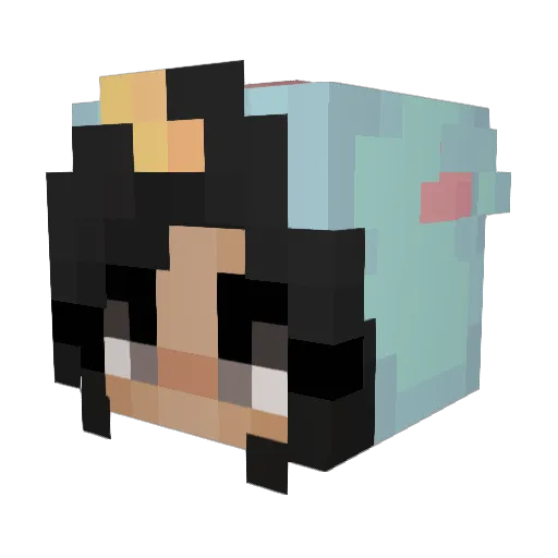 sartr1x Minecraft avatar head, 3D render