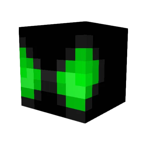 saruto7 Minecraft avatar head, 3D render