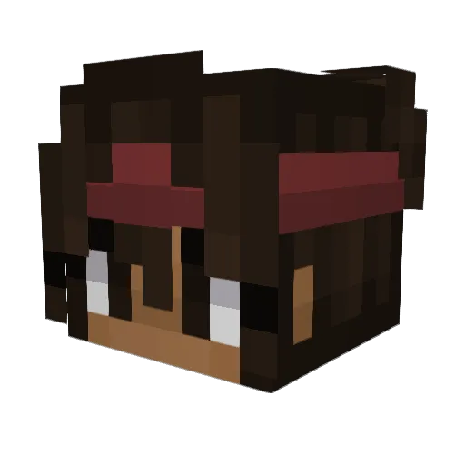 sarxna Minecraft avatar head, 3D render