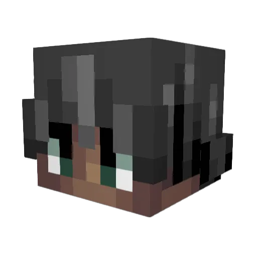 saryys Minecraft avatar head, 3D render