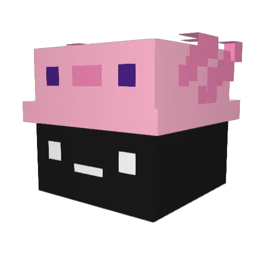 sasaki0418 Minecraft avatar head, 3D render
