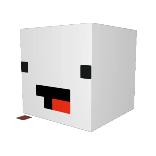 sasalenik Minecraft avatar head, 3D render