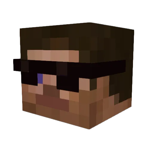 sasanqua0 Minecraft avatar head, 3D render