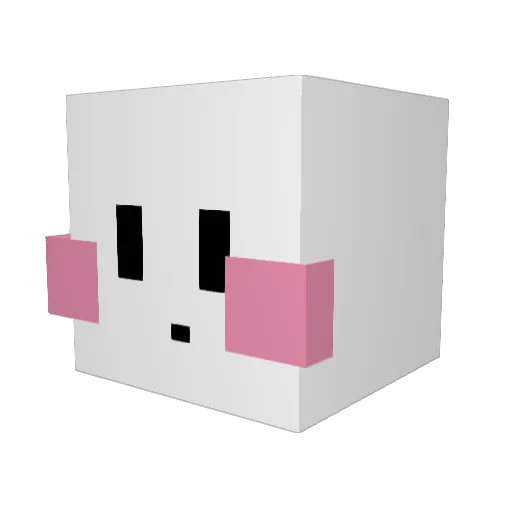 sasara1001 Minecraft avatar head, 3D render
