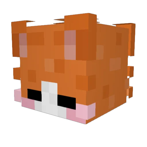 saschuli Minecraft avatar head, 3D render