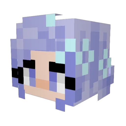 sasena332 Minecraft avatar head, 3D render