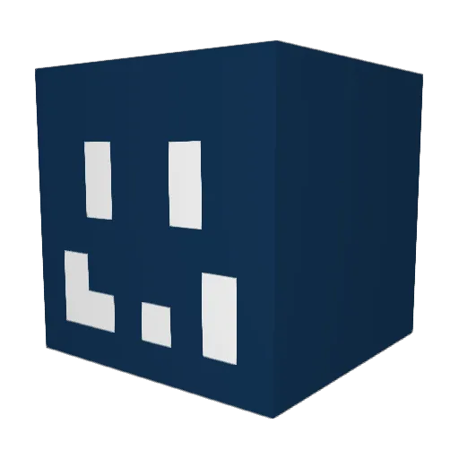 sash_24 Minecraft avatar head, 3D render