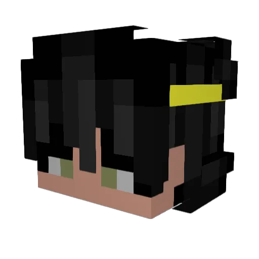 sasha1337 Minecraft avatar head, 3D render