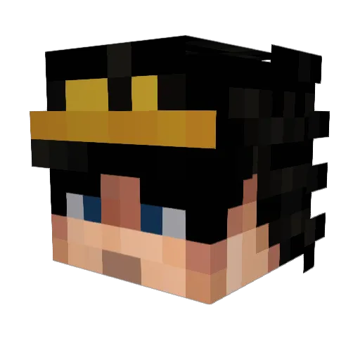 sasha2304 Minecraft avatar head, 3D render