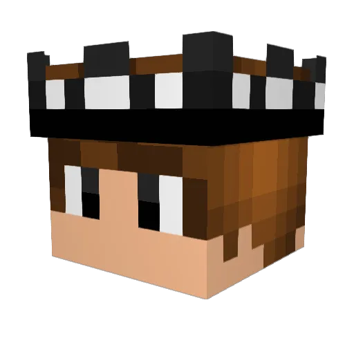 sasha_is_god Minecraft avatar head, 3D render