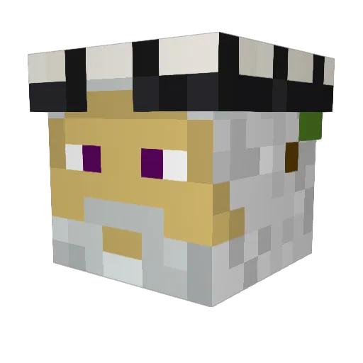 Minecraft-Avatar von sasha_shulgin: Kopf als 3D-Render