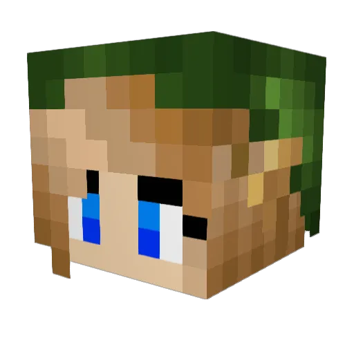 sashima8 Minecraft avatar head, 3D render