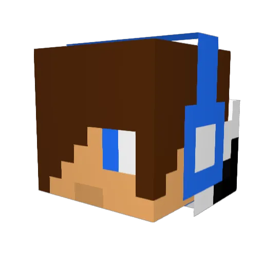 sashok420 Minecraft avatar head, 3D render