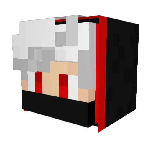 saso949 Minecraft avatar head, 3D render