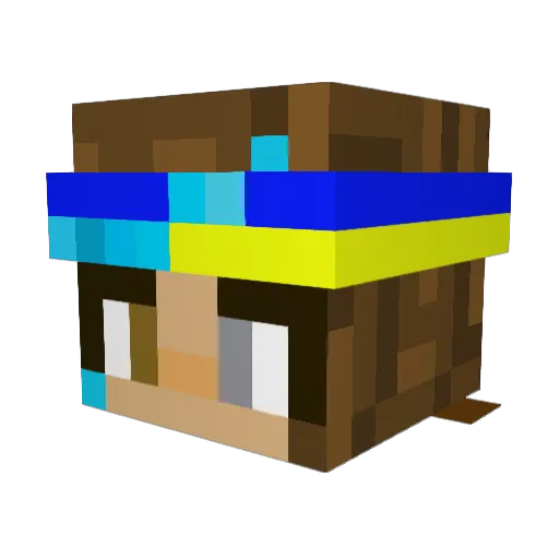 sassaphone Minecraft avatar head, 3D render