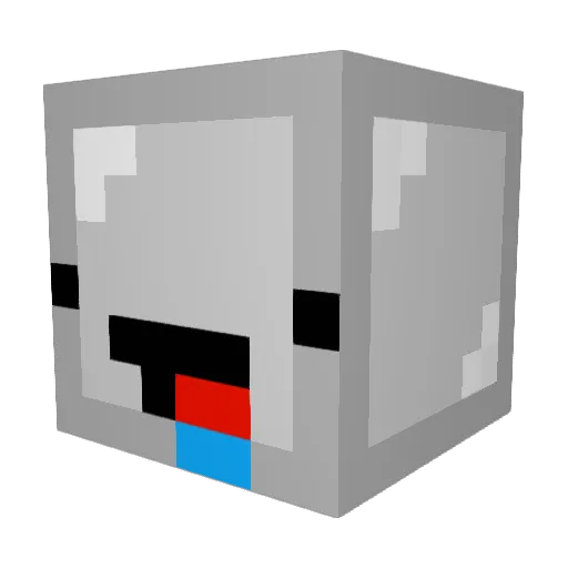 sassyGia08 Minecraft avatar head, 3D render