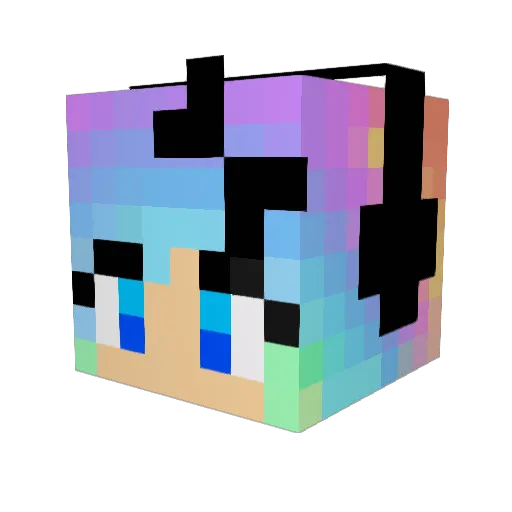 sassykat903 Minecraft avatar head, 3D render