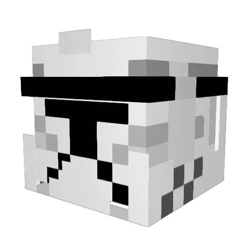 sassymate12 Minecraft avatar head, 3D render