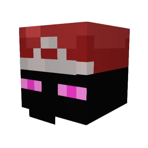 sasuke_54 Minecraft avatar head, 3D render