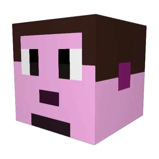 sasy992 Minecraft avatar head, 3D render