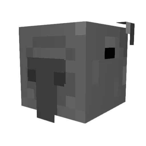saszaaaa_ Minecraft avatar head, 3D render