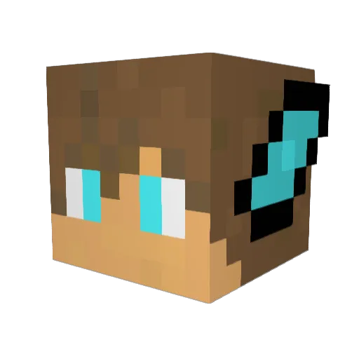 satana6699 Minecraft avatar head, 3D render