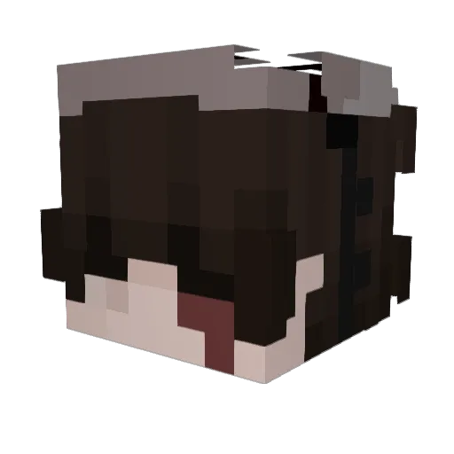 satanicdom Minecraft avatar head, 3D render