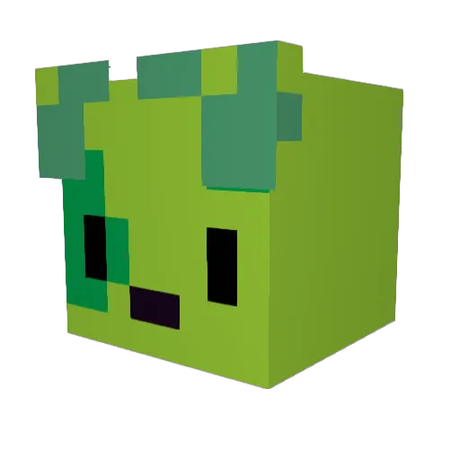 satanicnoodles Minecraft avatar head, 3D render