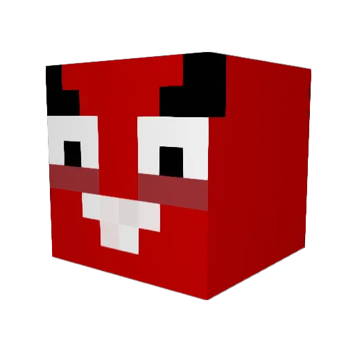 satanicwolf12 Minecraft avatar head, 3D render