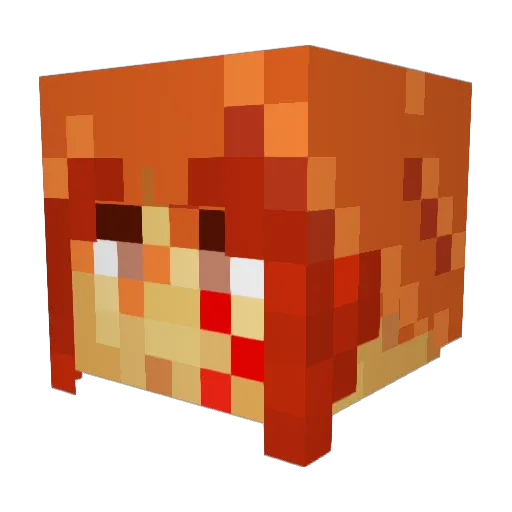 sathatif Minecraft avatar head, 3D render