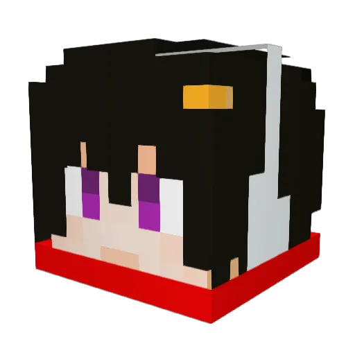 sathonyx Minecraft avatar head, 3D render