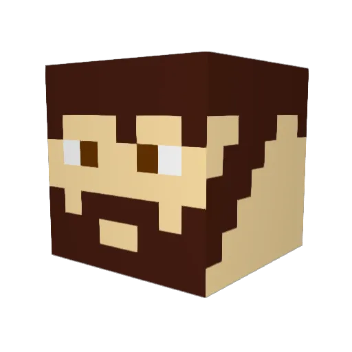 sathra007 Minecraft avatar head, 3D render
