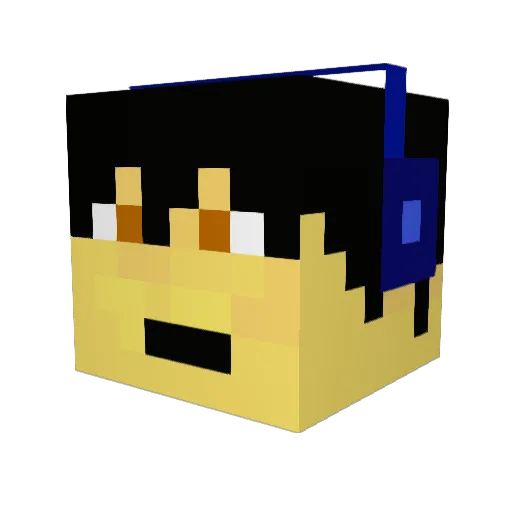 satio98 Minecraft avatar head, 3D render