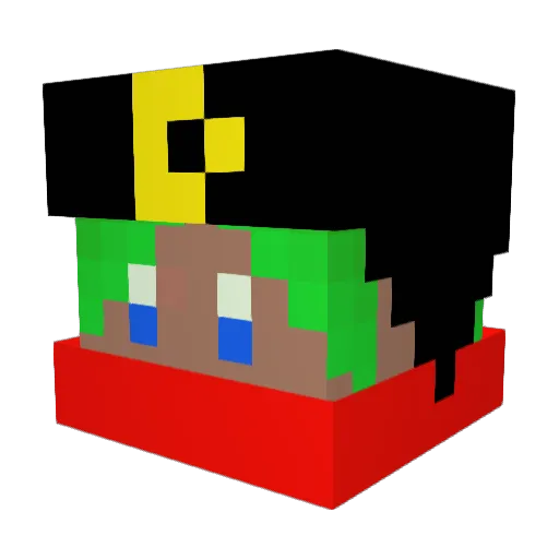 satisfaction531 Minecraft avatar head, 3D render