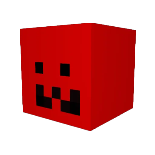 satiusa Minecraft avatar head, 3D render