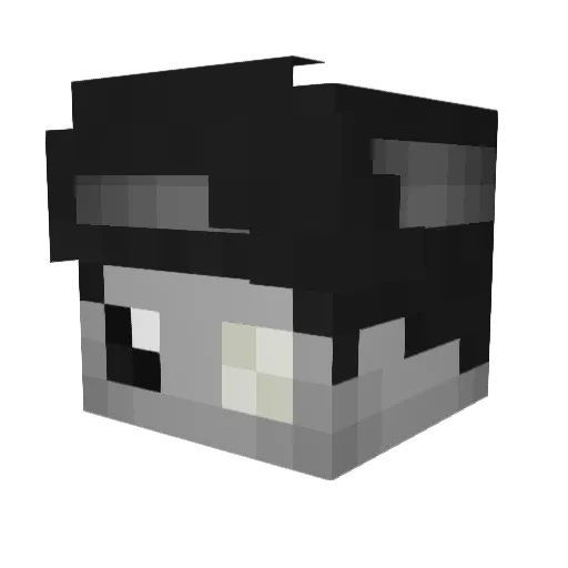 sativaclicker Minecraft avatar head, 3D render
