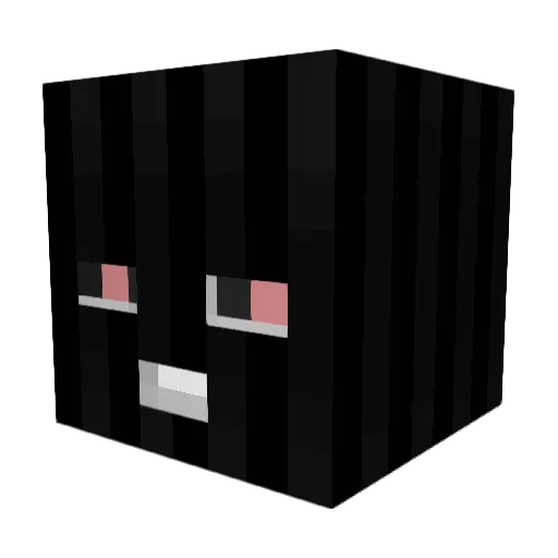 satl Minecraft avatar head, 3D render