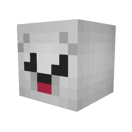 satomi0321 Minecraft avatar head, 3D render