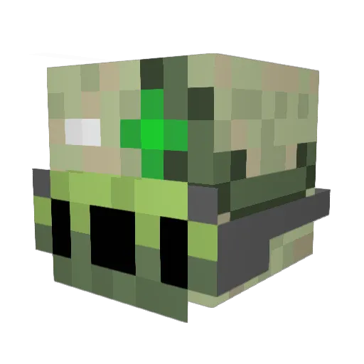satoshi007 Minecraft avatar head, 3D render
