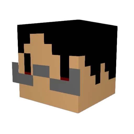 satotomo11 Minecraft avatar head, 3D render